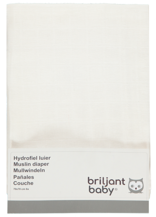 Hydrofiel doek wit Briljant